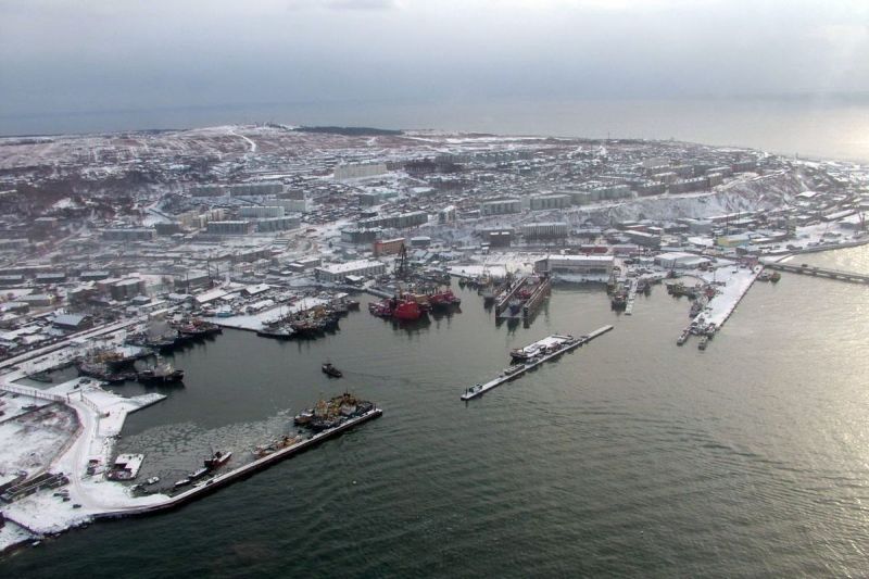 Расположение судов в порту Корсаков онлайн карта