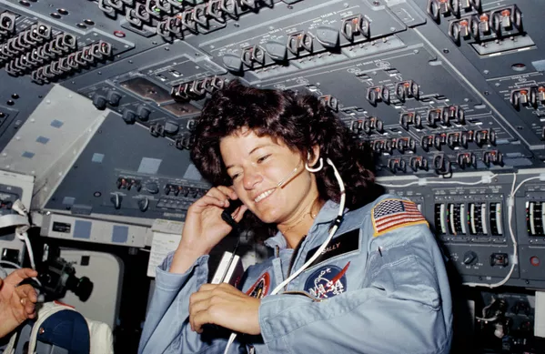 Американская женщина-астронавт Салли Райд 