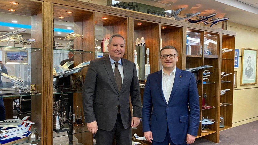 Алексей Текслер обсудил с&nbsp;главой «Роскосмоса» развитие УКВЗ и «Златмаша»