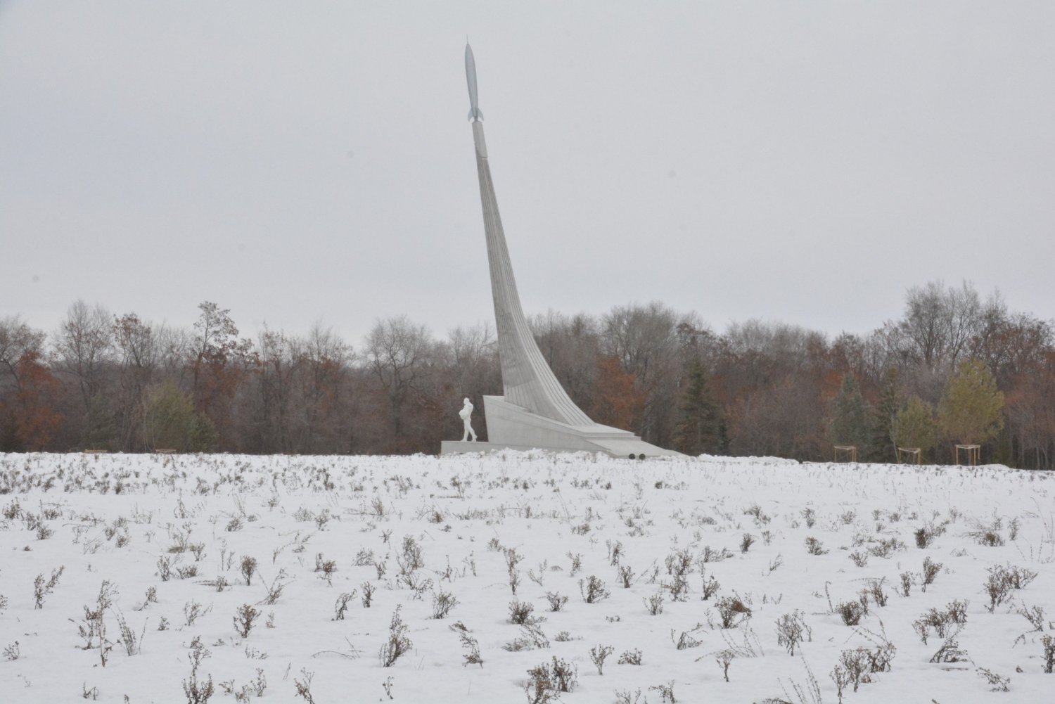 Памятник первому полету в космос