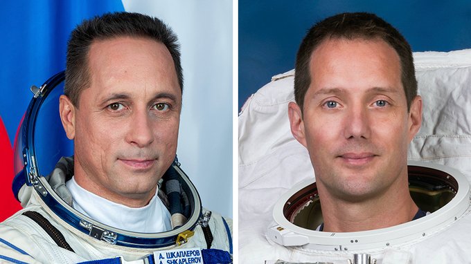 .@Anton_Astrey accepts station command today at 12:35pm ET from @Thom_Astro as the @SpaceX Crew-2 mission prepares for a Monday return to Earth. Watch live... https://www.nasa.gov/live