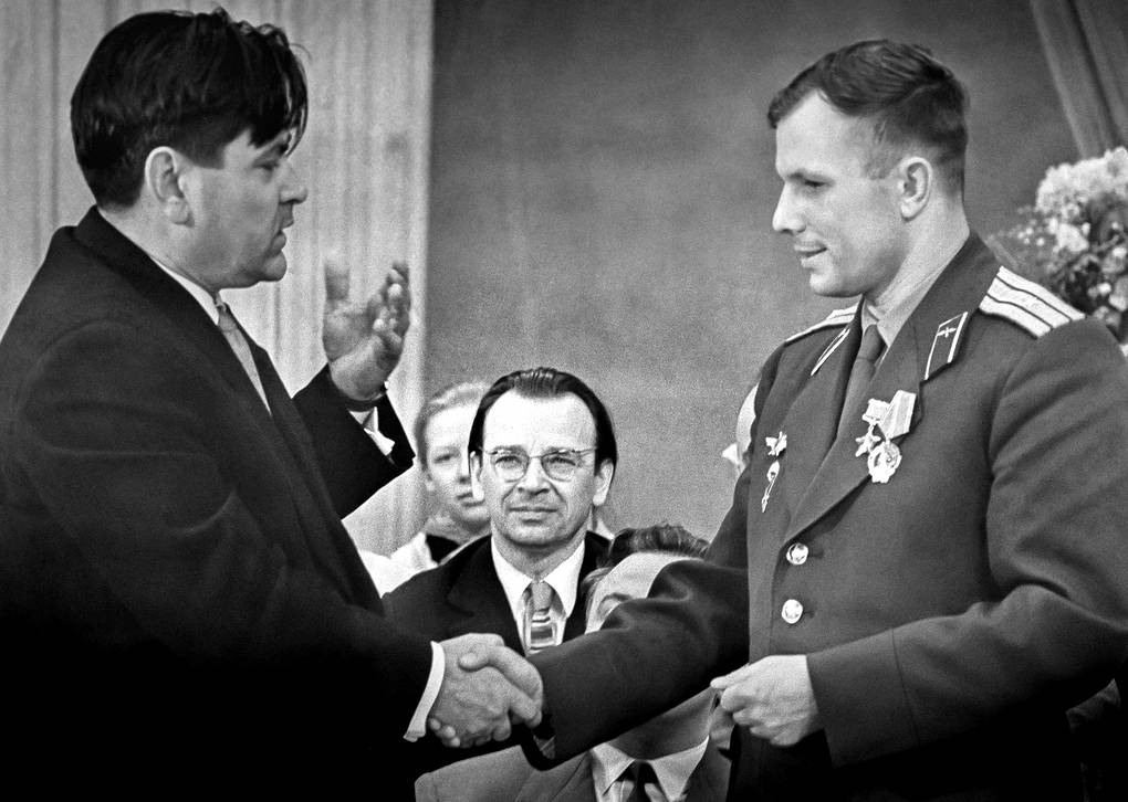 Алексей Маресьев и Юрий Гагарин, 1961 год Владимир Савостьянов/ТАСС