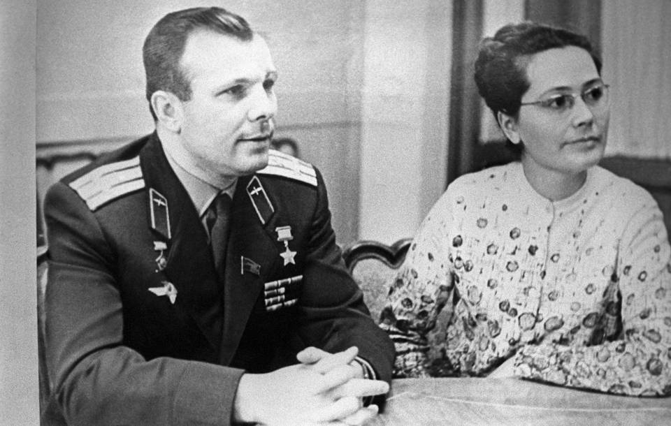 Первый в космосе.