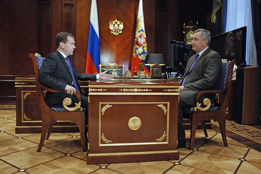 С президентом РФ Дмитрием Медведевым, 23 декабря 2011 года Дмитрий Астахов/ТАСС