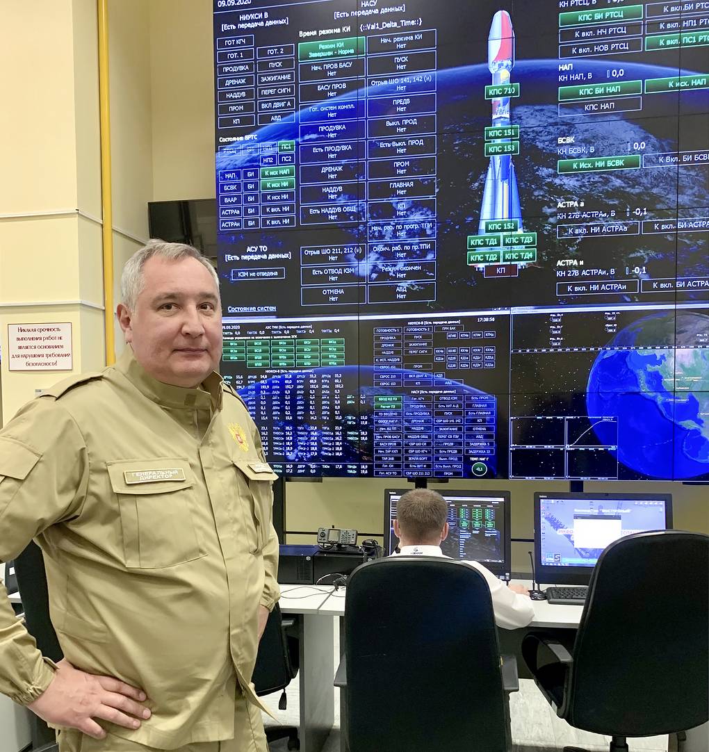 В командном пункте космодрома Восточный Андрей Ванденко/ТАСС