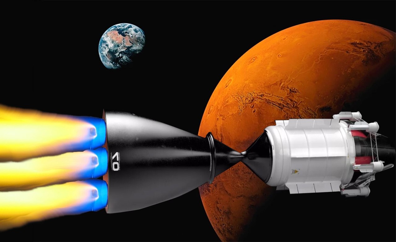 Новый двигатель с ядерным топливом позволит добраться до Марса за три месяца