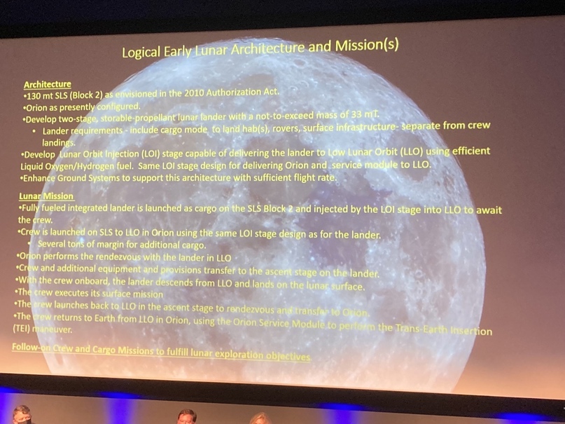 Слайд Дага Кука об исследовании Луны 12 октября 2021 года (Джефф Фауст).