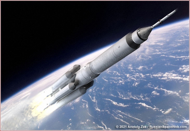 Енисей — будущая российская сверхтяжелая ракета для полётов на Луну, изображение №12