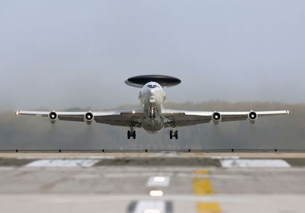 NATO is looking to replace its 14 remaining E-3A AWACS aircraft in 2035, with different combinations of systems in the air, land, sea, space, and cyber capabilities being considered. (US Air Force)