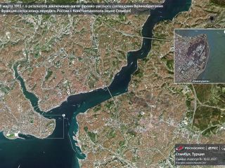 18 марта 1915 г. — Великобритания и Франция согласились передать России г. Константинополь (ныне — Стамбул)