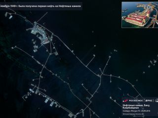 7 ноября 1949 года была получена первая нефть в Нефтяных камнях