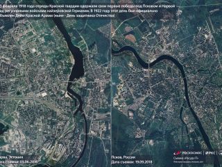 23 февраля 1918 г. — отряды Красной гвардии одержали свои первые победы под Псковом и Нарвой над регулярными войсками кайзеровской Германии