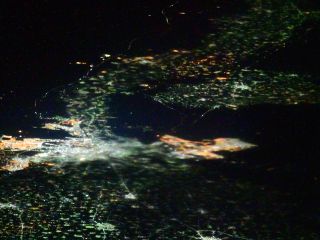 Александрия Каир и река Нил ночью