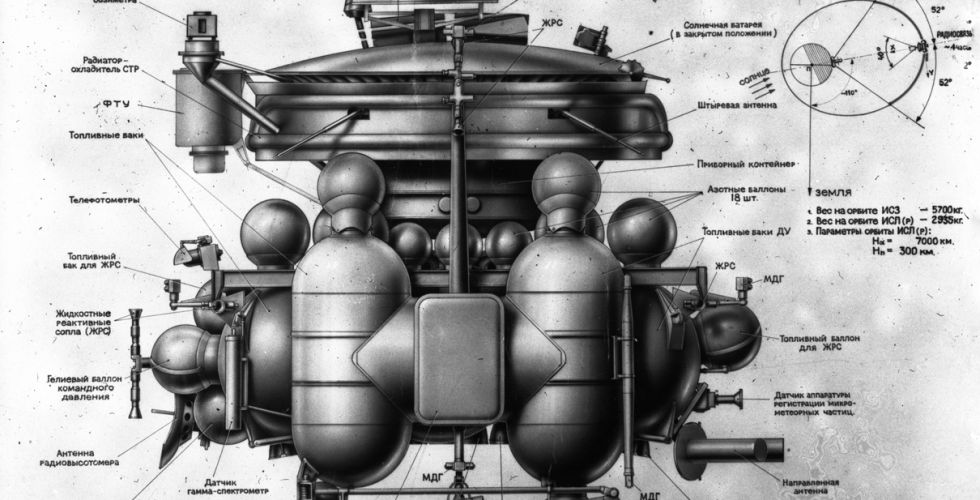 Тяжелый искусственный спутник Луны Е-8ЛС для изучения лунного гравитационного поля, разработанный на базе объекта «Е-8»