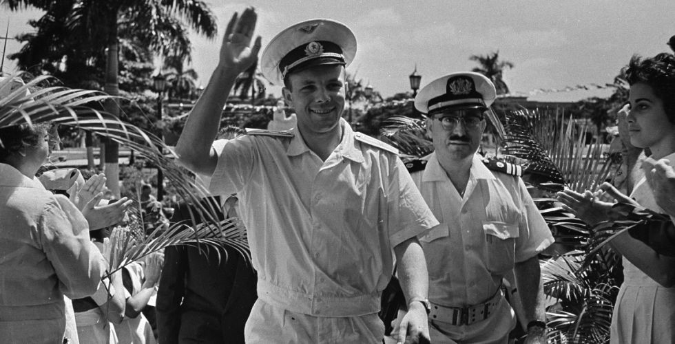 Первый космонавт, Герой Советского Союза Ю.А. Гагарин –  почетный гость кубинского народа