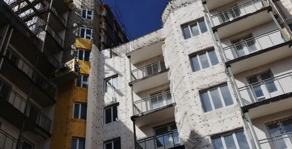 Новые дома в городе Циолковский