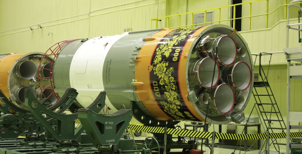 «Пакет» ракеты-носителя под корабль «Прогресс МС-18»
