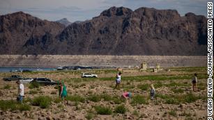 Human remains are found at Lake Mead's Swim Beach for the third time amid dramatically dropping water levels