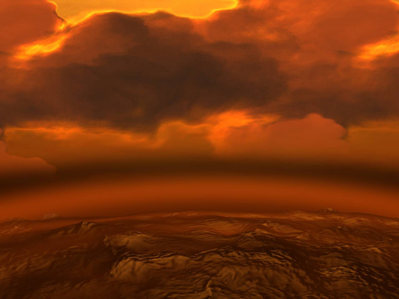 Ад на поверхности Венеры (Иллюстрация в заголовке статьи, можно без подписи). Графика NASA