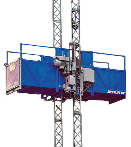 Rack and pinion lifts for construction sites from Böcker
