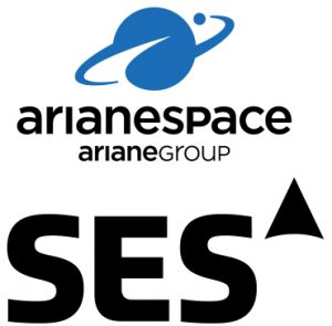 Arianespace and SES logos