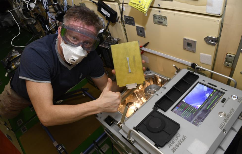 Космонавт Прокопьев запустил пробную 3D-печать в космосе