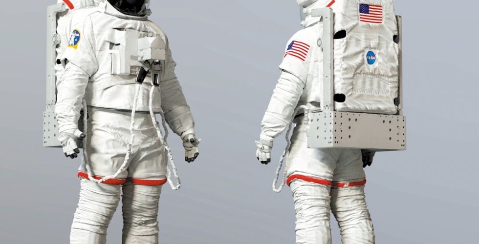 Американский SAFER на скафандре EMU