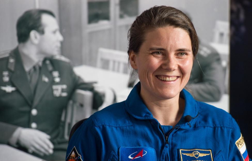Послеполетная пресс-конференция космонавта Анны Кикиной