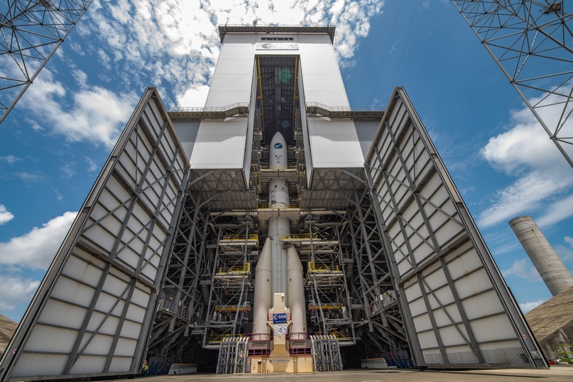 Комбинированный тест Ariane 6 статья о полномасштабных испытаниях ELA-6 во Французской Гвиане. (Автор: ЕКА-Мануэль Педуссо)