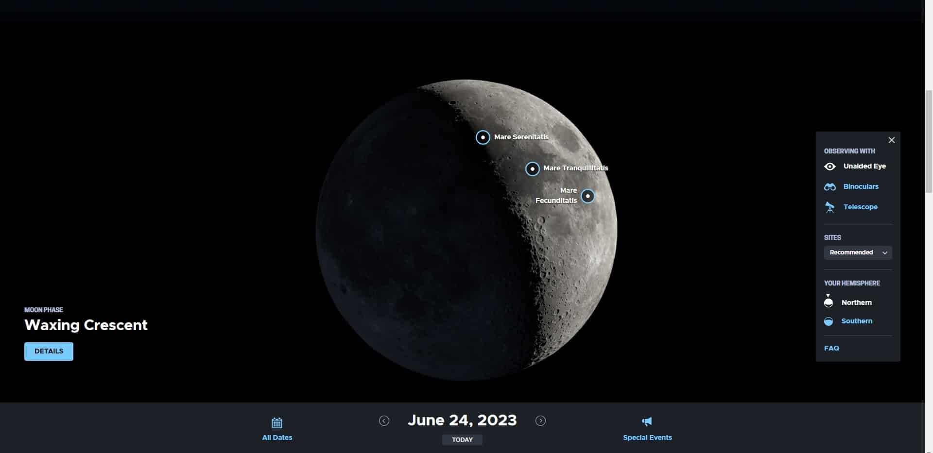 Интерактивный путеводитель по Луне / © NASA