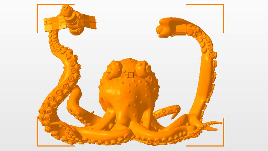 3D-модель осьминога