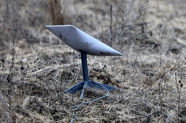 Терминал Starlink на линии боевого соприкосновения