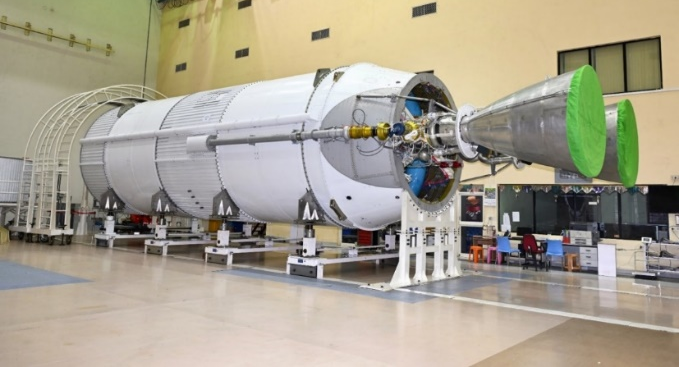 Core Liquid stage for LVM3 flagged off to Sriharikota