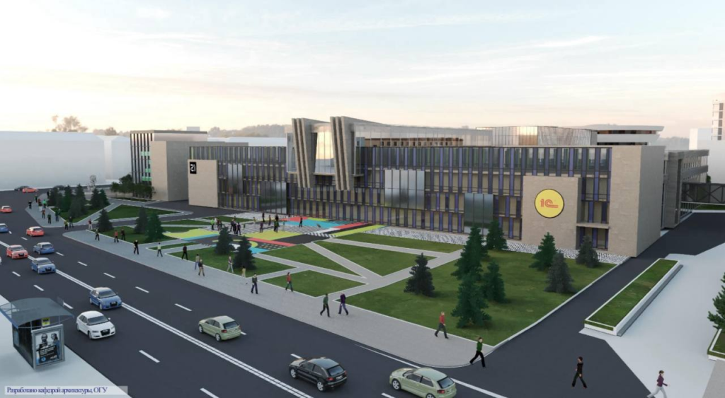 Проект здания межвузовского кампуса в Оренбурге