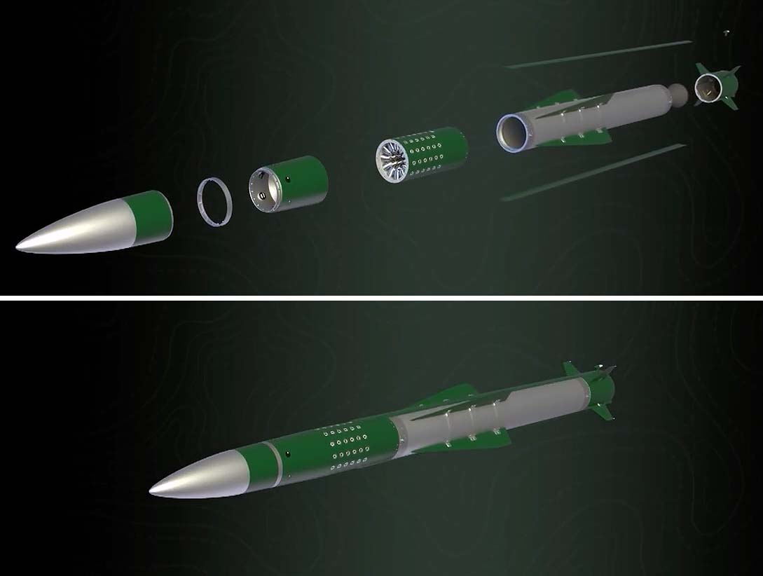Рендер зенитной ракеты height=32.3906 width=696.391