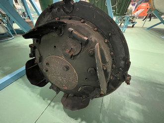 Возвращаемая баллистическая капсула неизвестного космического комплекса, Музей РКК «Энергия». Площадка имени В.Д. Вачнадзе