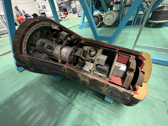 Возвращаемая баллистическая капсула неизвестного космического комплекса, Музей РКК «Энергия». Площадка имени В.Д. Вачнадзе